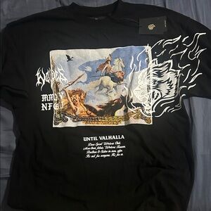 Darc Sport Black Tee with Mythical Graphic